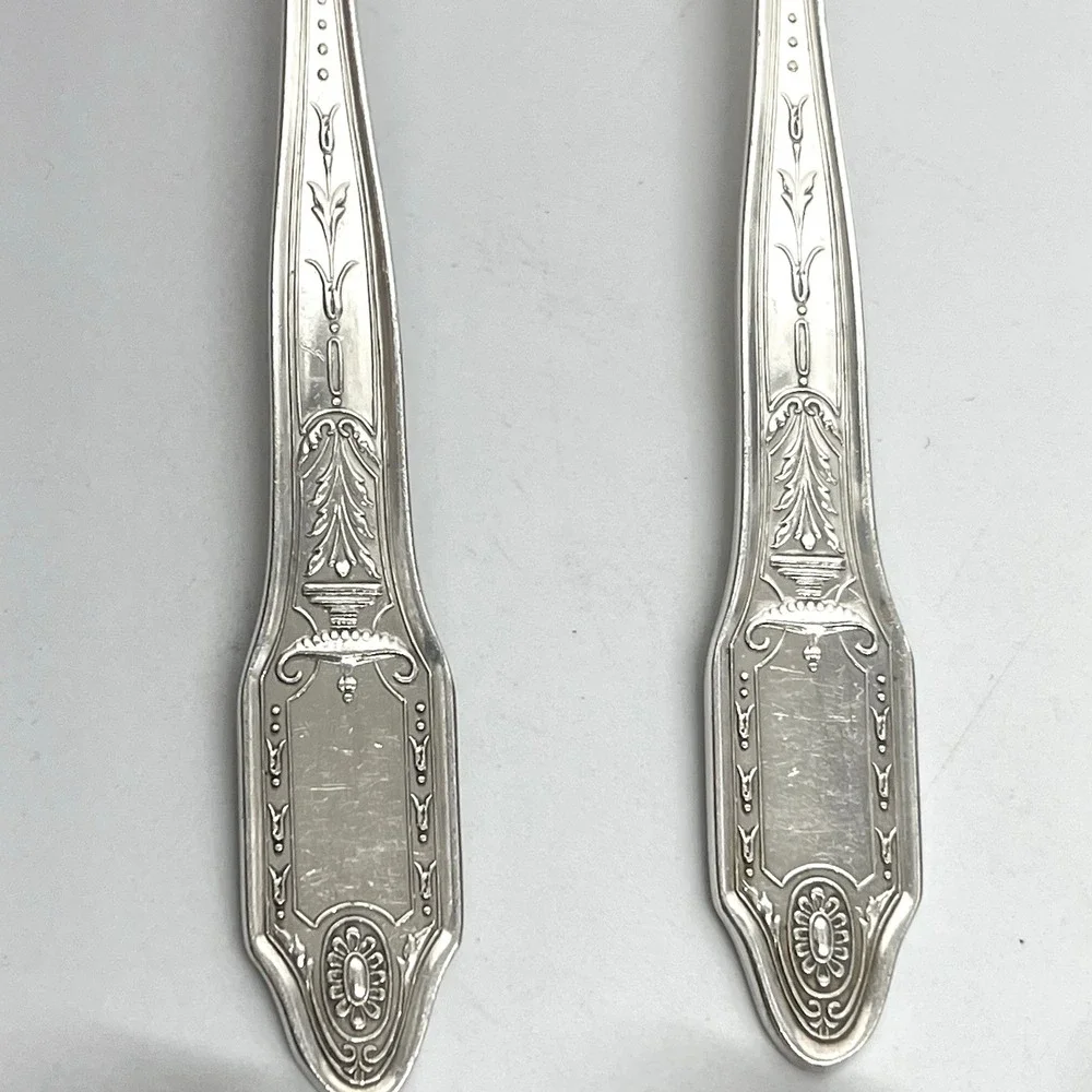 Oneida Adelphi Silverplate Heirloom Plate 1922 Silverware Flatware Set Art Deco
